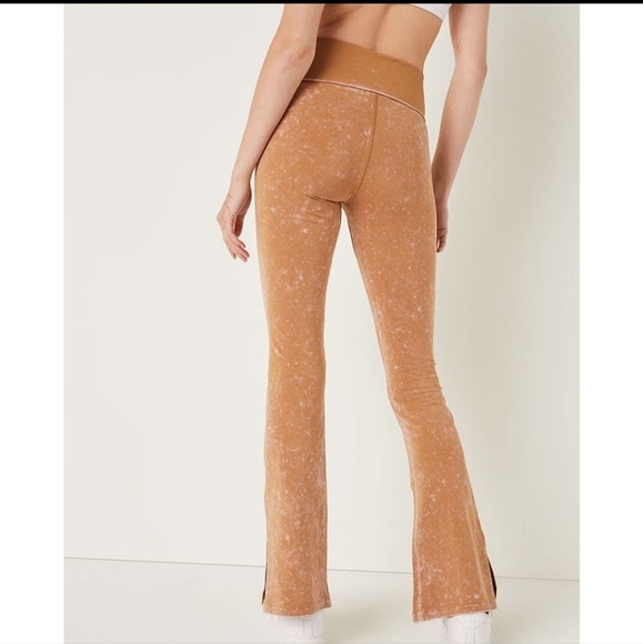 Victoria's Secret Pink High Waist Foldover Flare Leggings Size S - Picture 9 of 9